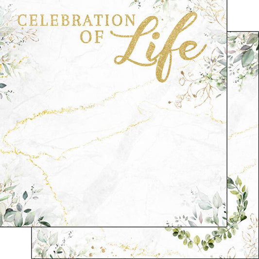 Celebration of Life 12 x 12 paper