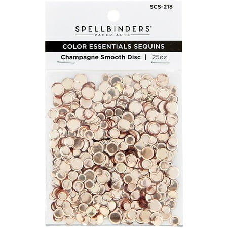 Champagne Smooth Discs - Color Essentials Sequins