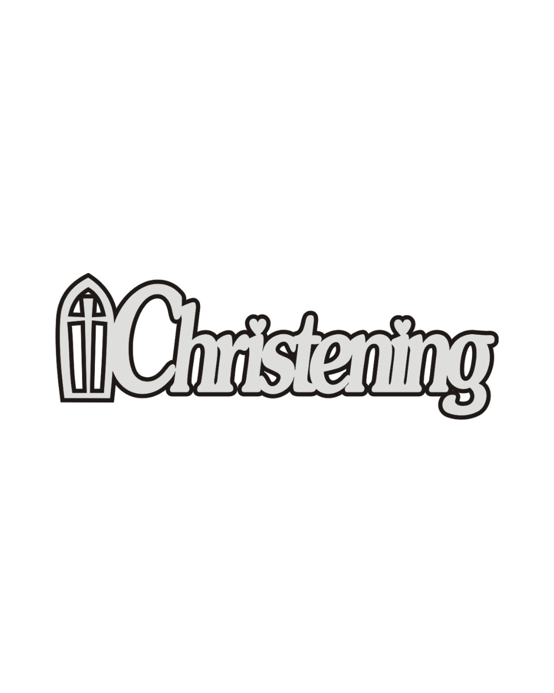 Christening Laser Cut