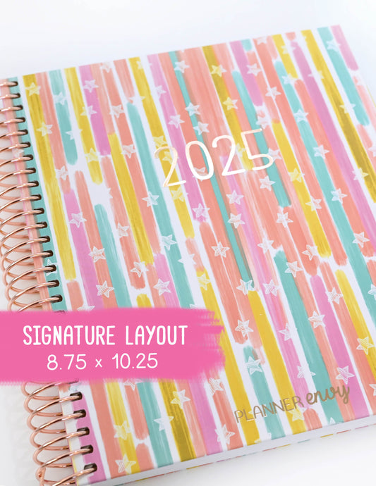 2025 Planner - Signature Layout, Spiral Bound - "Stars & Stripes" (#210)