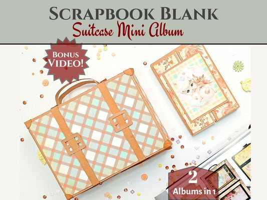 CrafTreat Frame Accordion - Suitcase