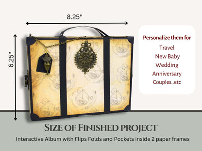 CrafTreat Frame Accordion - Suitcase