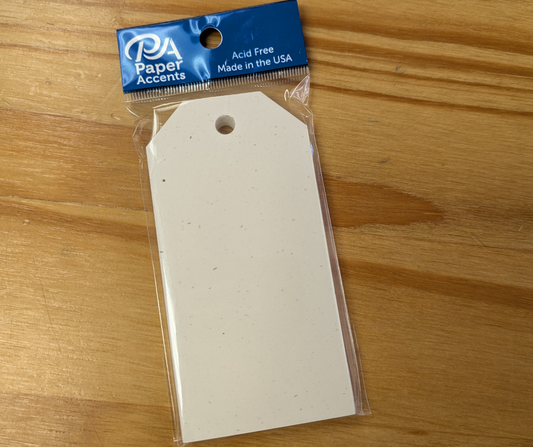 Craft Tags 2.125 x 4.25 25pc Recycled Birch