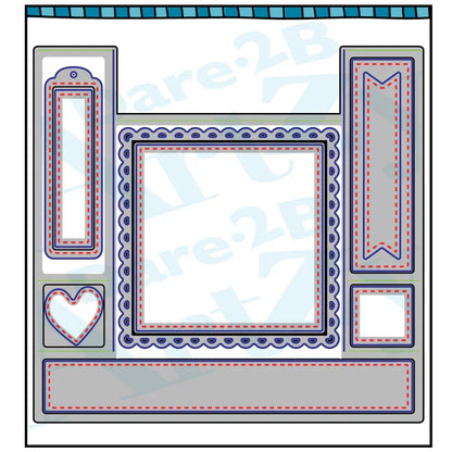 Horizontal Center Step Die