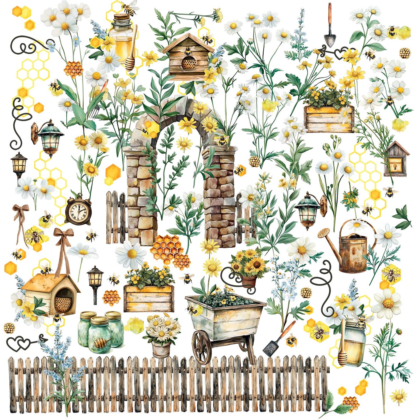 49 And Market Laser Cut Outs-Element, Botanical Buzz