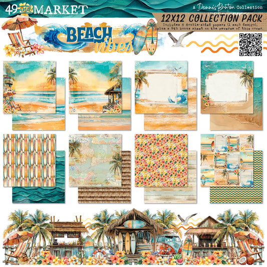 49 And Market Collection Pack 12"X12"-Beach Vibes