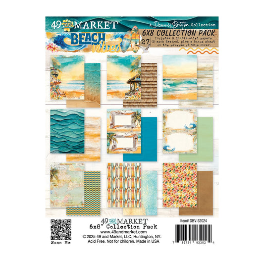 49 And Market Collection Pack 6"X8"-Beach Vibes