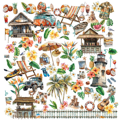49 And Market Laser Cut Outs-Element, Beach Vibes