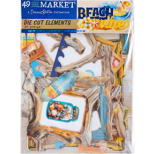 49 And Marketing Die-Cuts-Elements, Beach Vibes