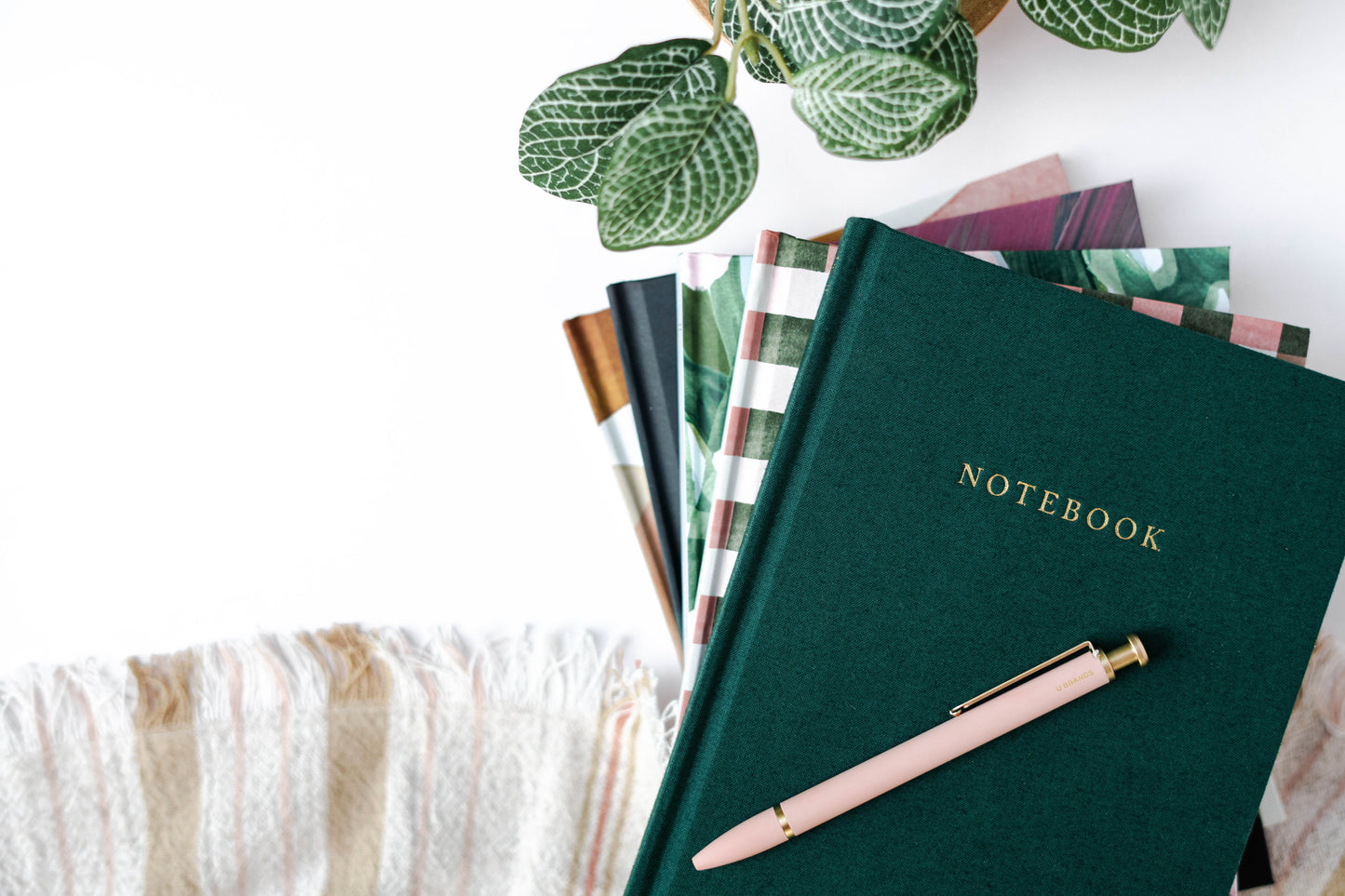 Blank Lined Journal: June Watercolors