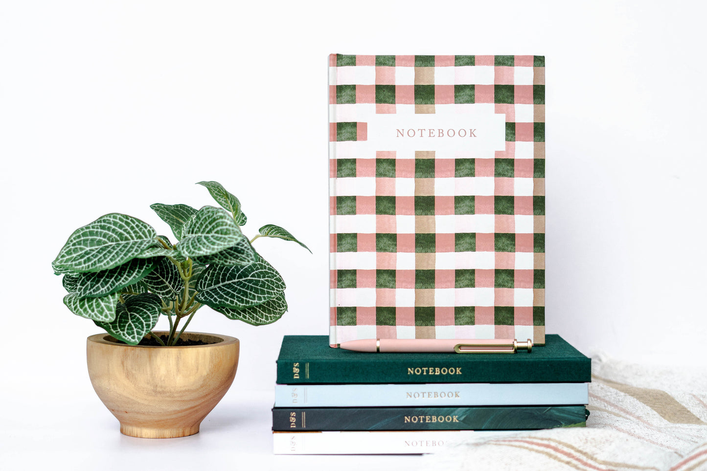 Blank Lined Journal: June Watercolors