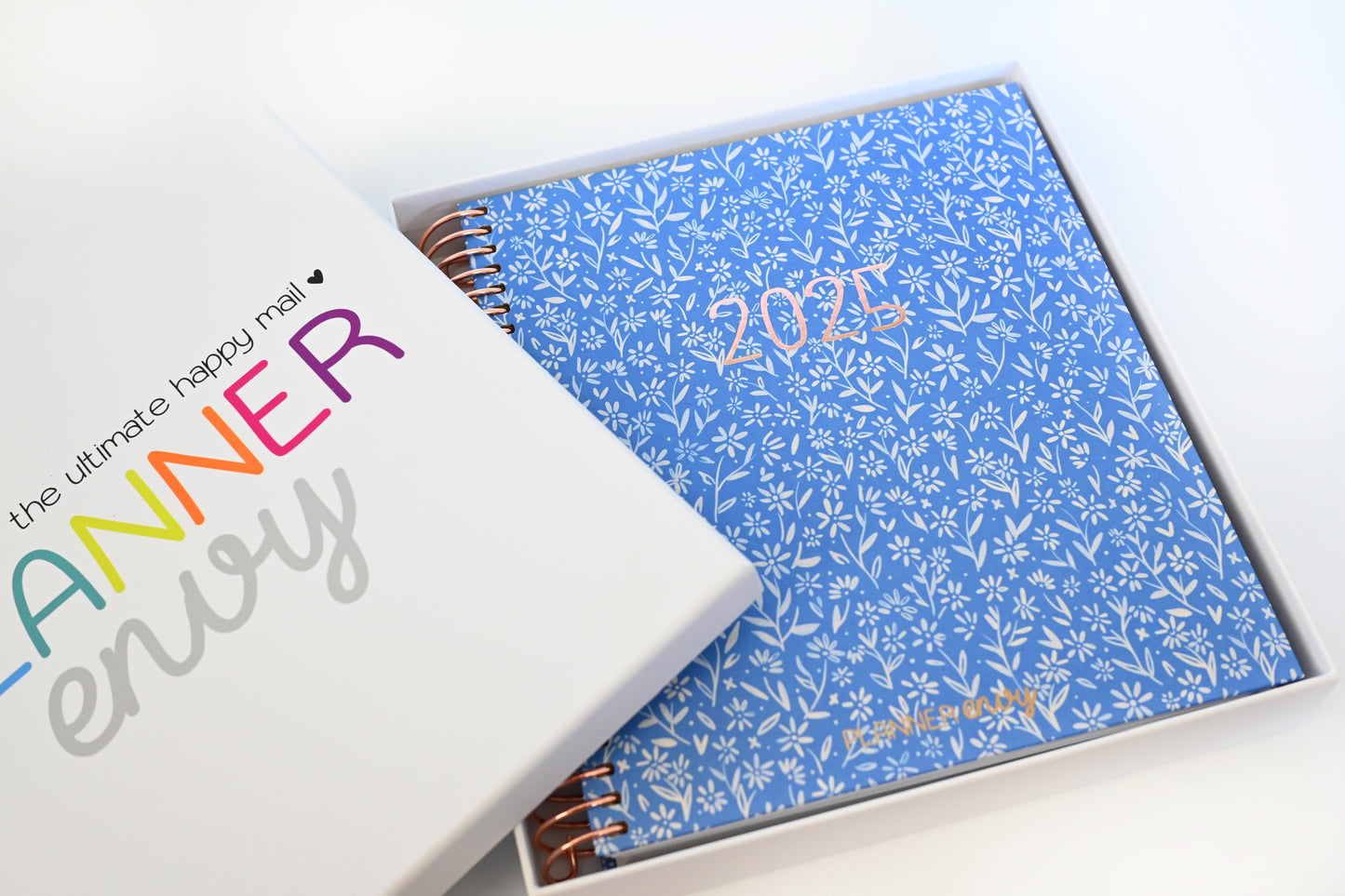 2025 Planner - Signature Layout, Spiral Bound - "Amalfi Floral" (#206)