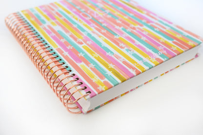 2025 Planner - Mini Horizontal Layout, Spiral Bound - "Stars & Stripes" (#410)