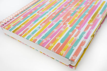 2025 Planner - Mini Horizontal Layout, Spiral Bound - "Stars & Stripes" (#410)