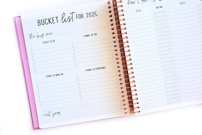 2025 Planner - Mini Horizontal Layout, Spiral Bound - "Stars & Stripes" (#410)