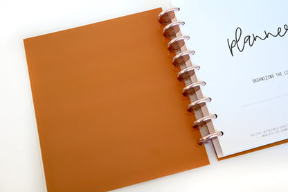2025 Planner - Mini Signature Layout, Disc Bound - "Golden Leaves" (#1107)