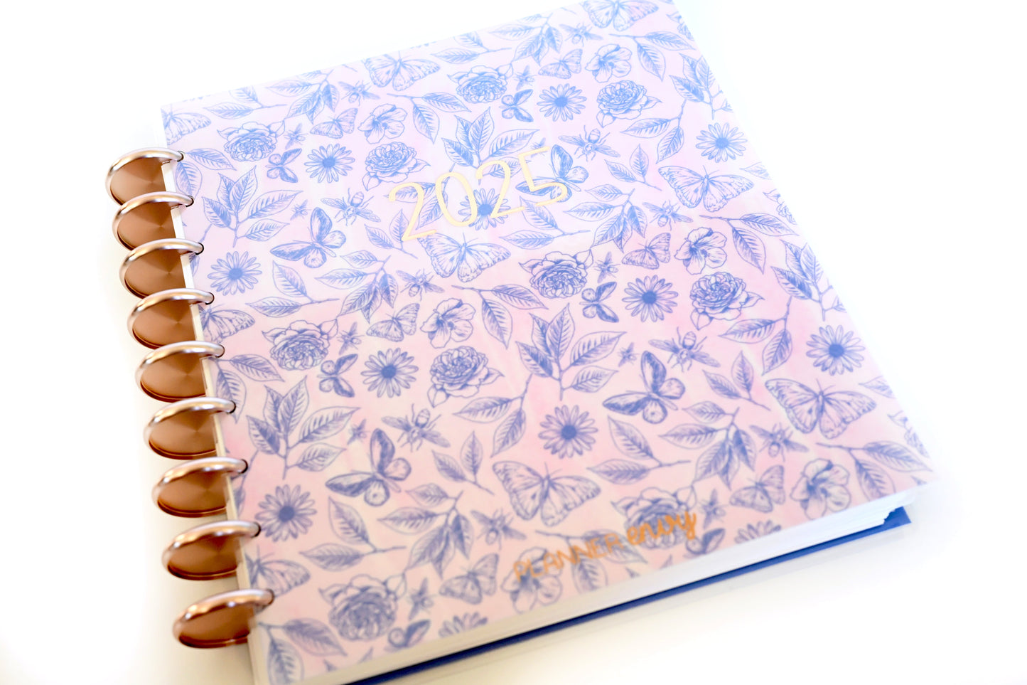 2025 Planner - Mini Signature Layout, Disc Bound - "Butterfly Doodles" (#1109)