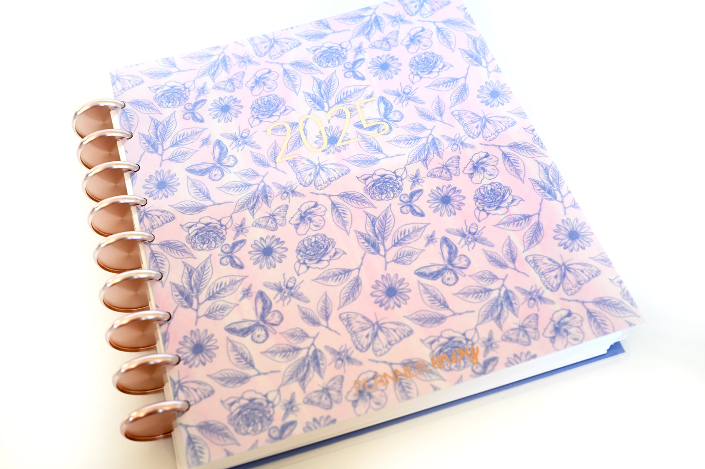 2025 Planner - Mini Signature Layout, Disc Bound - "Butterfly Doodles" (#1109)