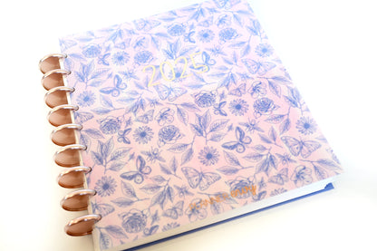 2025 Planner - Mini Signature Layout, Disc Bound - "Butterfly Doodles" (#1109)