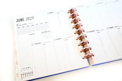 2025 Planner - Signature Layout, Disc Bound - "Stars & Stripes" (#810)