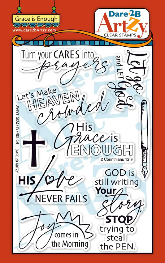 Dare 2B Artzy Grace is Enough Stamp Set