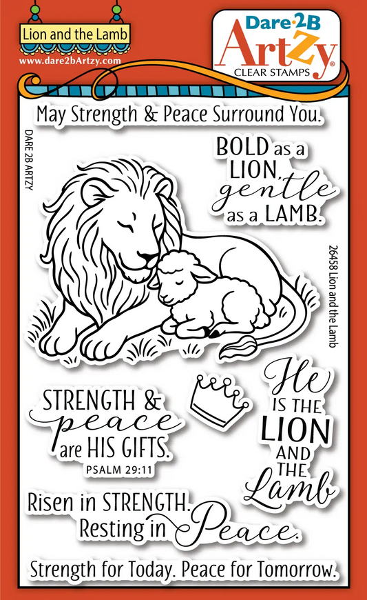 Dare 2B Artzy Lion and the Lamb Stamp Set