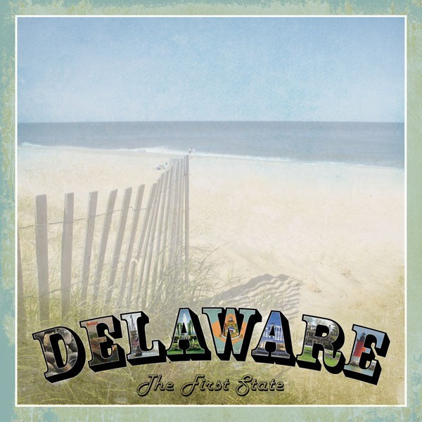 Delaware Vintage Paper 12 x 12