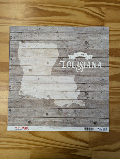 Echo Park Stateside - Louisiana 12 x 12 paper