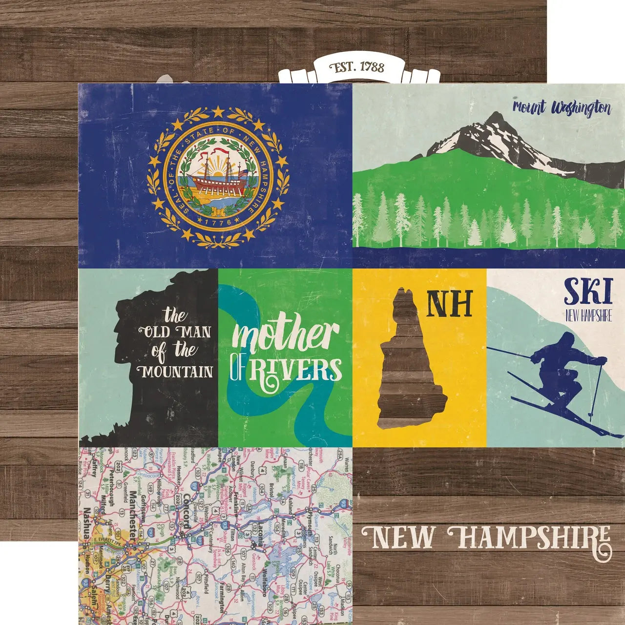 Echo Park Stateside - New Hampshire