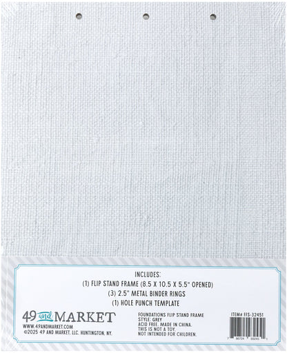 49 And Market Foundations Flip Stand Frame-Grey