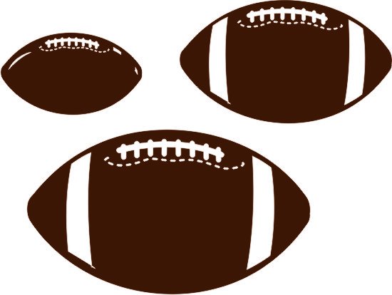 Petticoat Parlor Footballs (Set of 3)