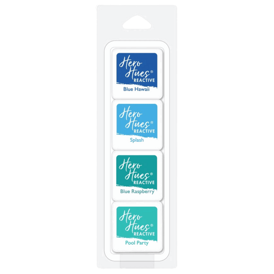 Hero Arts Dye Ink Cubes 4/Pkg-Sea Palette