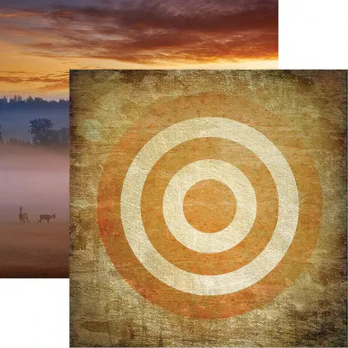 Hunter's Paradise Double-Sided Cardstock 12"X12"-Straight as an Arrow