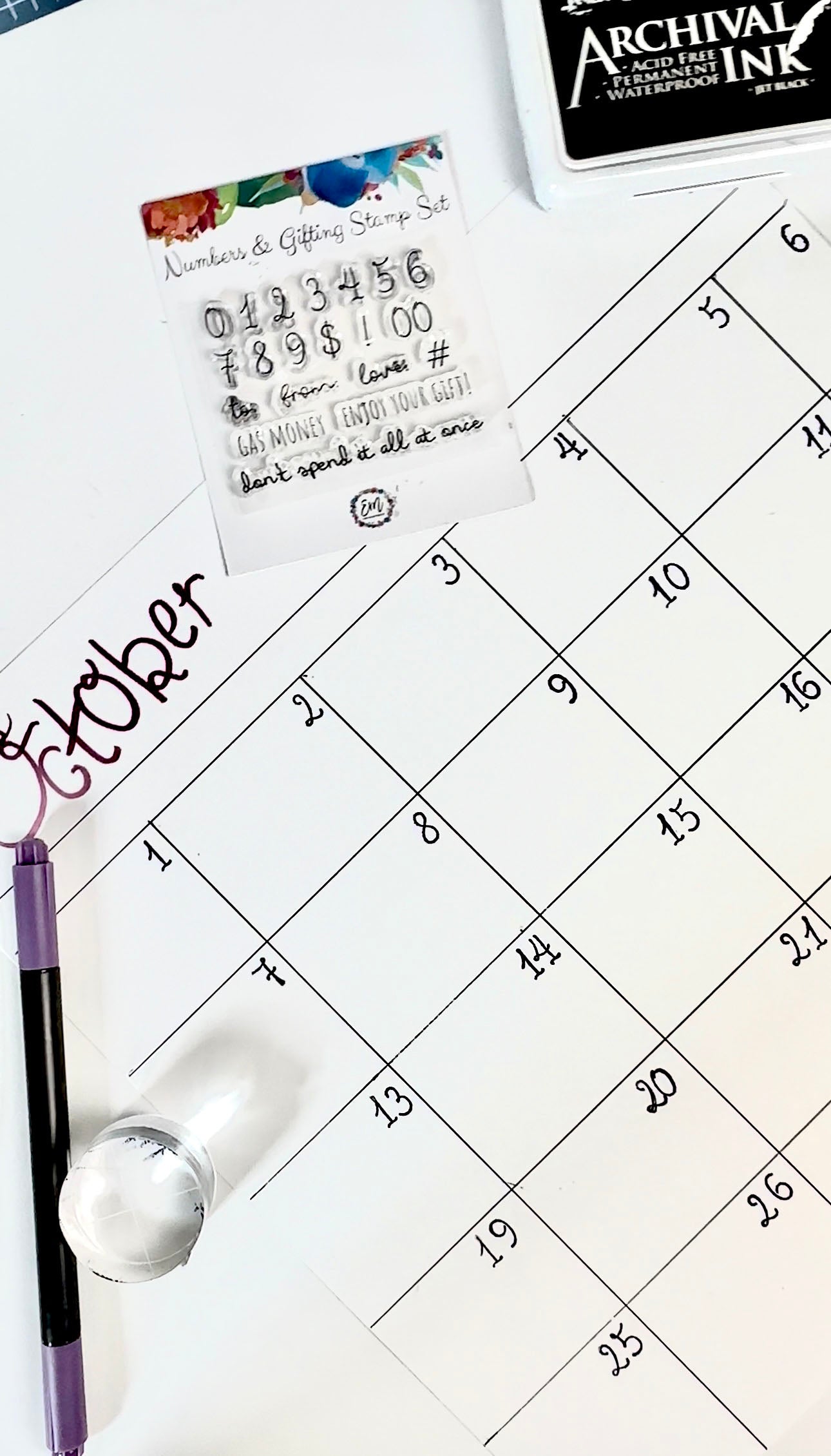 Numbers & Gifting Stamp Set