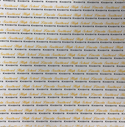SC 24815 Custom School Paper 12 x 12 - Select School