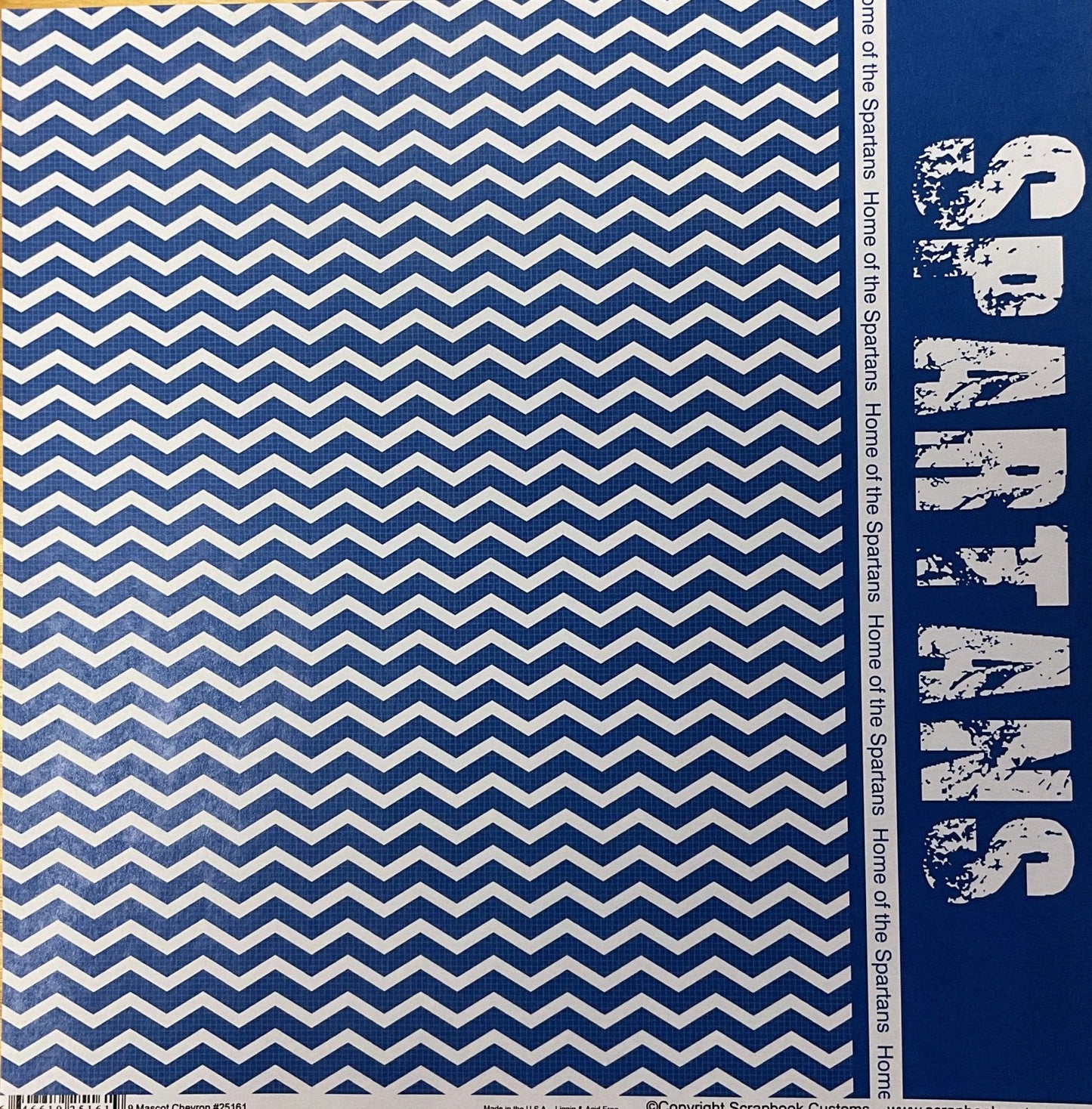 SC 25161 Custom School Paper 12 x 12 - Select School