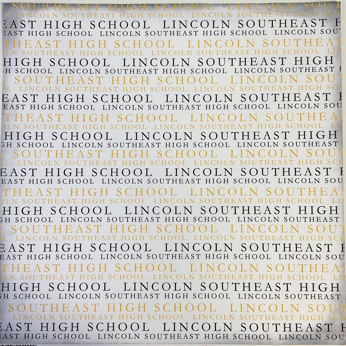 SC 24999 Custom School Paper 12 x 12 - Select School