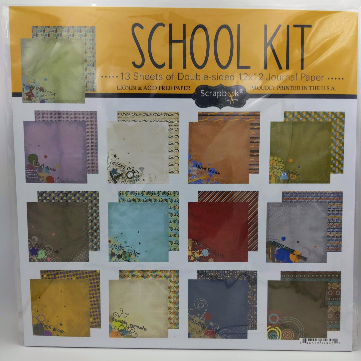 K - 12 Grade Pack 12 x 12 School Kit