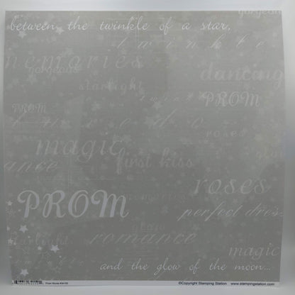 Prom Words Paper 12 x 12