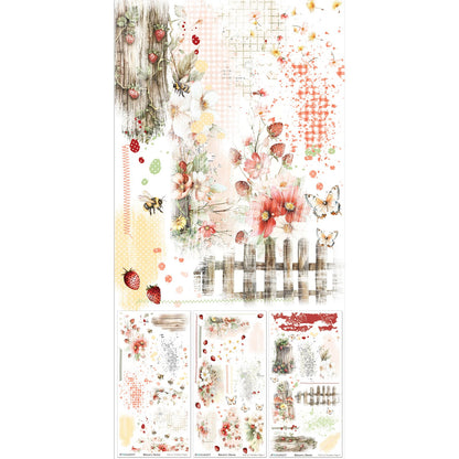 49 And Market Rub-On Transfer Set 6"X12"-Nature's Haven