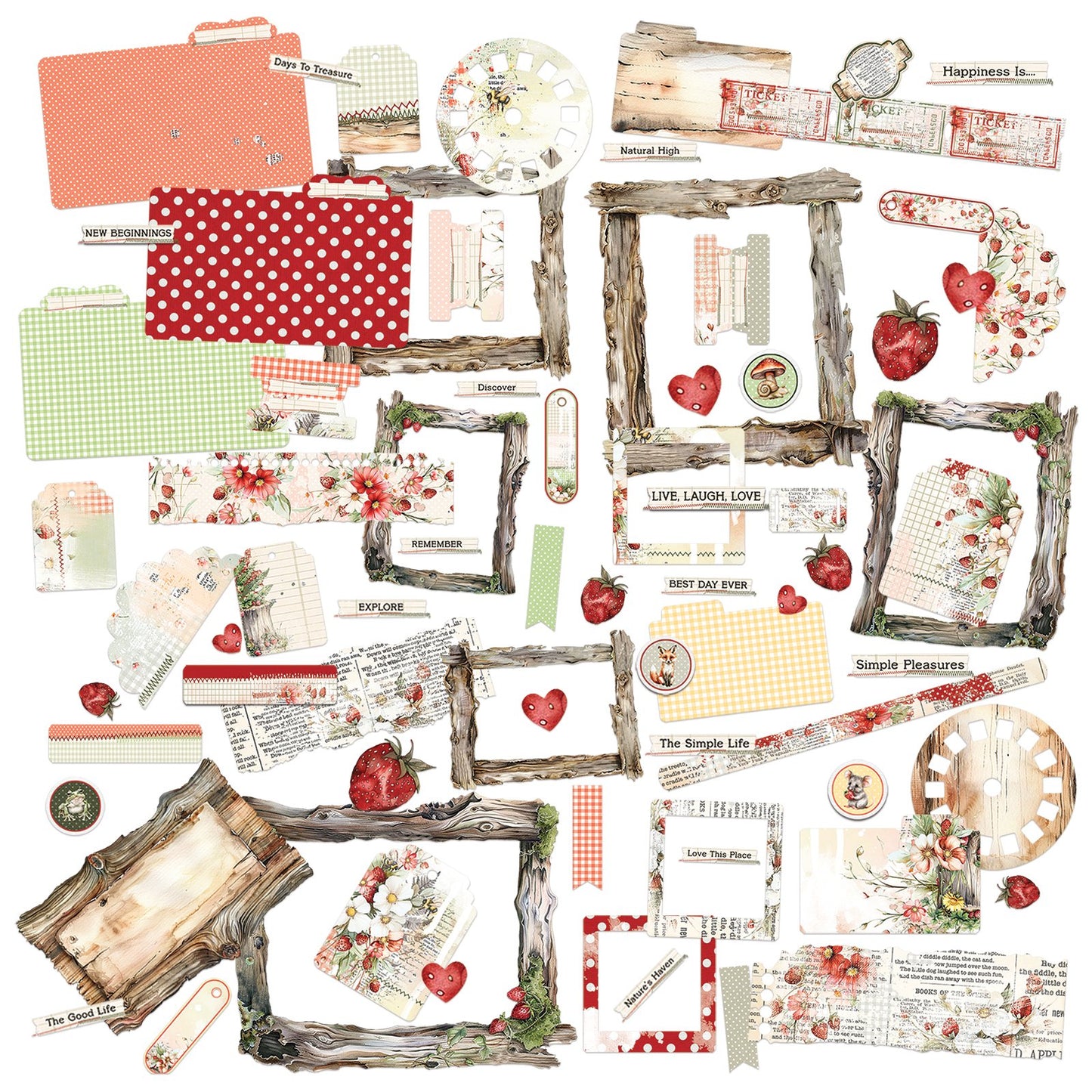 49 And Marketing Die-Cuts-Elements, Nature's Haven