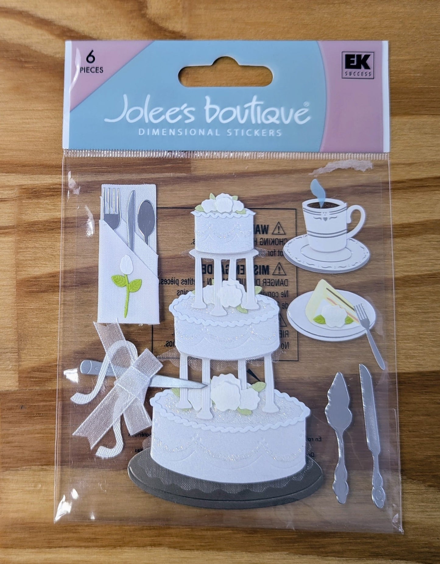 Jolee's Cutting the Cake Wedding Stickers