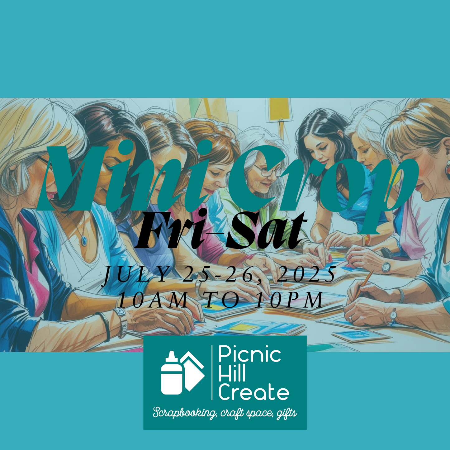 July Mini Crop - Friday, July 25 and Saturday, July 26, 2025 (10 AM - 10 PM both days)