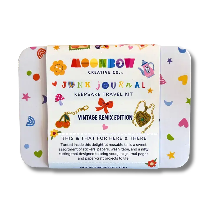 Junk Journal Keepsake Travel Tin Vintage Remix Edition