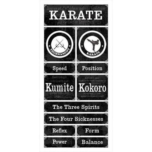 Karate Grunge Sticker by Stamping Station