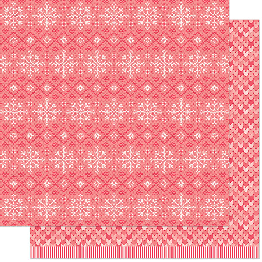 Lawn Fawn Patterned Paper 12 x 12 Warm Beanie