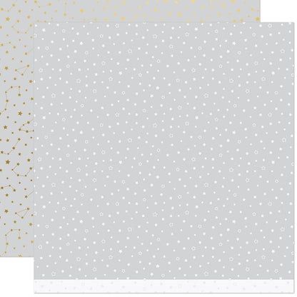 Lawn Fawn 12 x 12 Patterned Paper Twinkling Grey