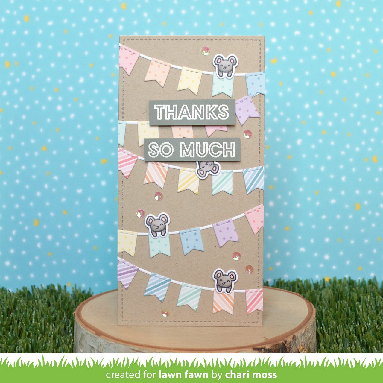 Lawn Fawn Offset Sayings: Everyday Stamp Set