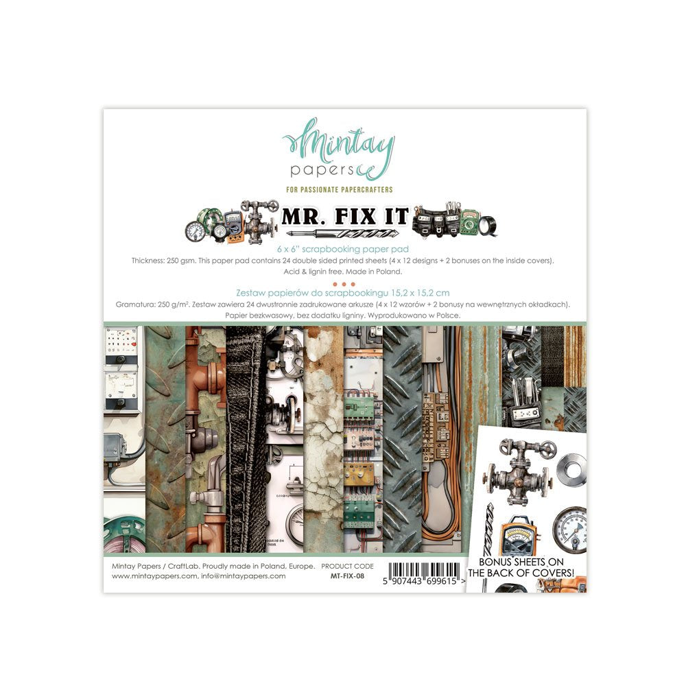 Mr Fix It 6 x 6 Paper Pad