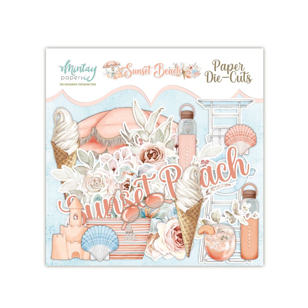 Sunset Beach 53 pc Die Cuts